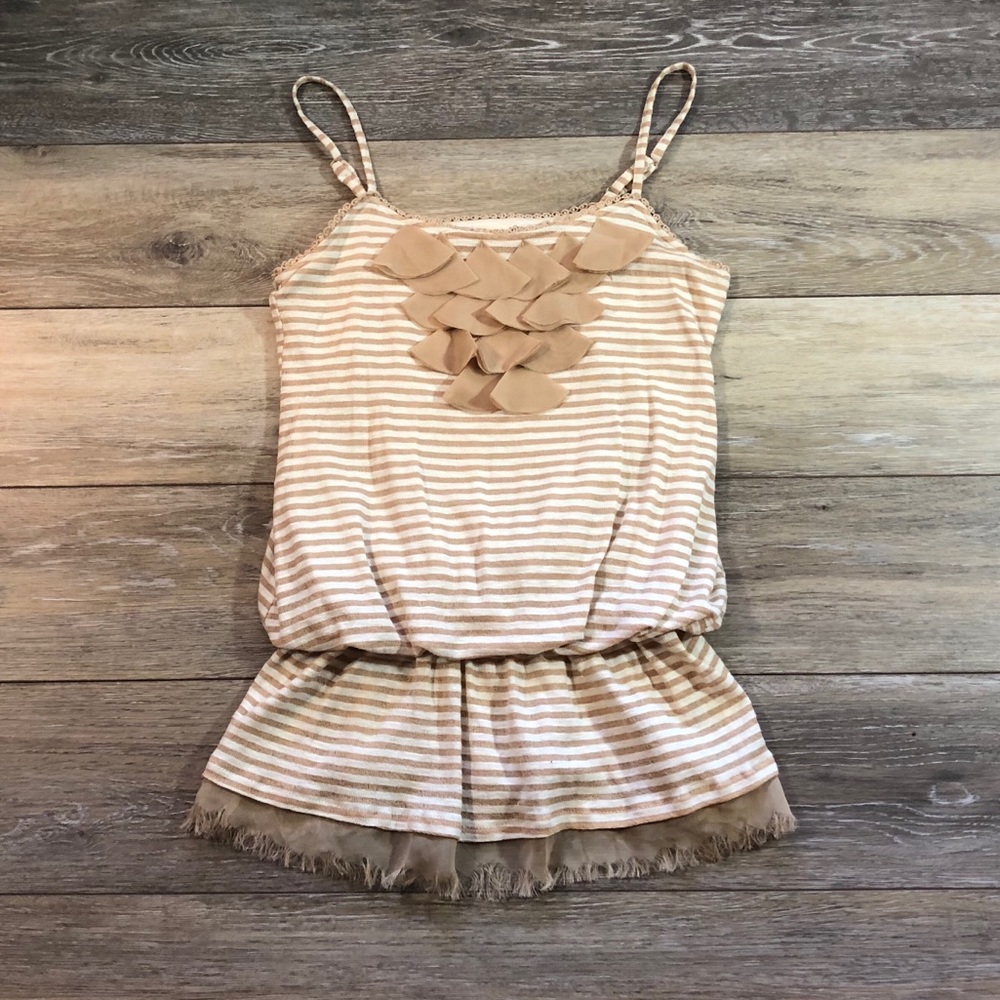 Mine Anthropologie Strappy Top
